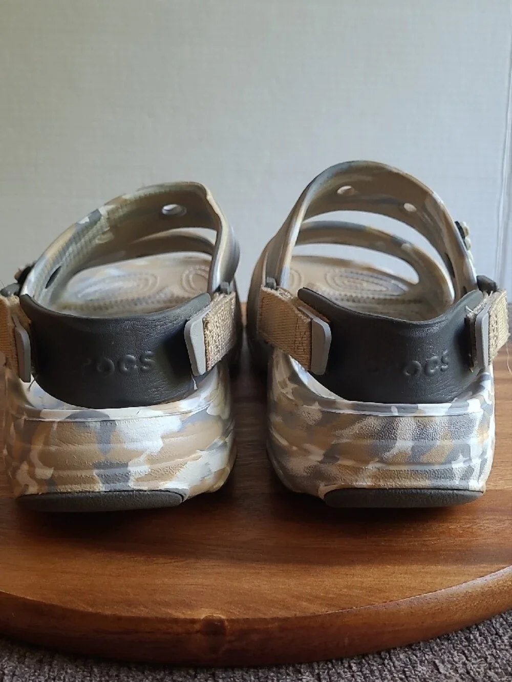CROCS sandals tan